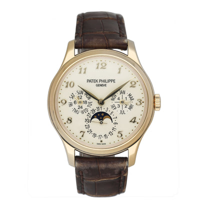 Patek Philippe Grand Complications 5327J Ivory Dial Mens Watch Box Papers - Watches