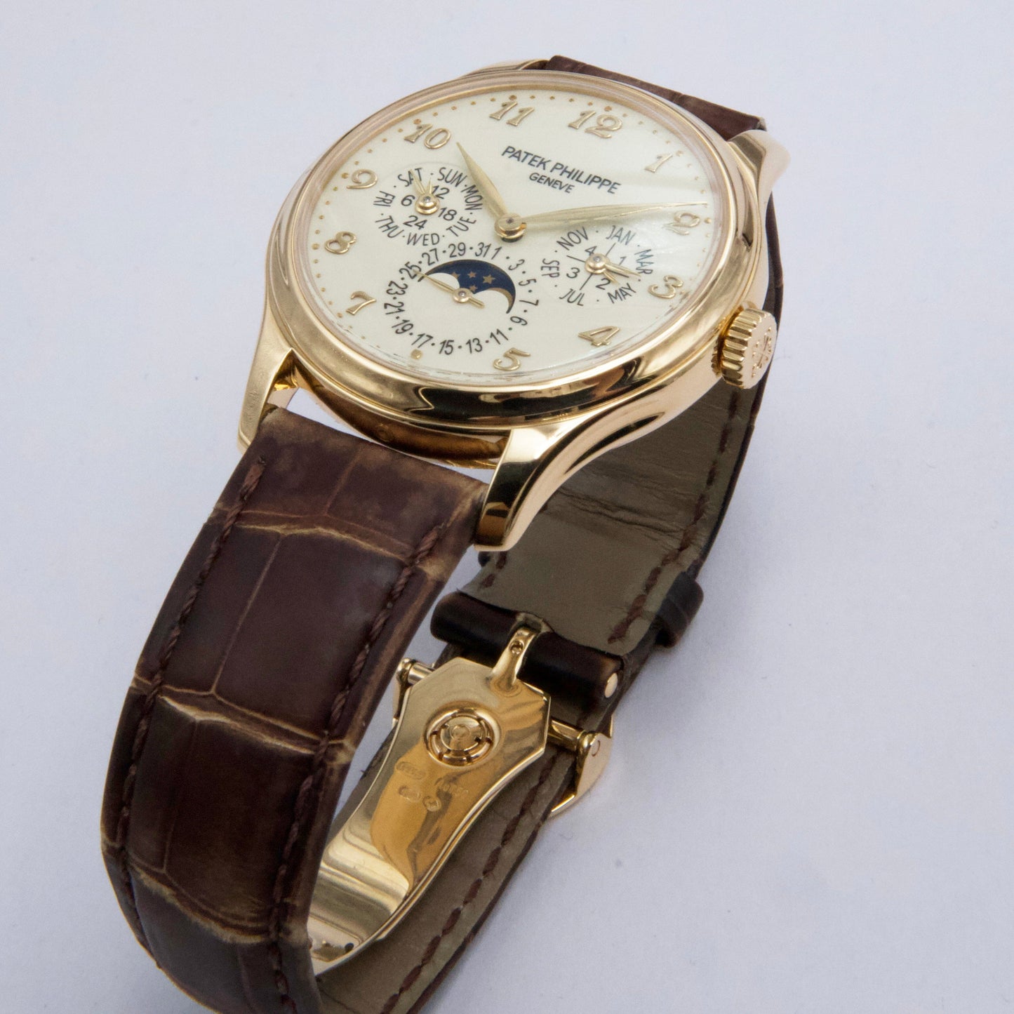 Patek Philippe Grand Complications 5327J Ivory Dial Mens Watch Box Papers - Watches