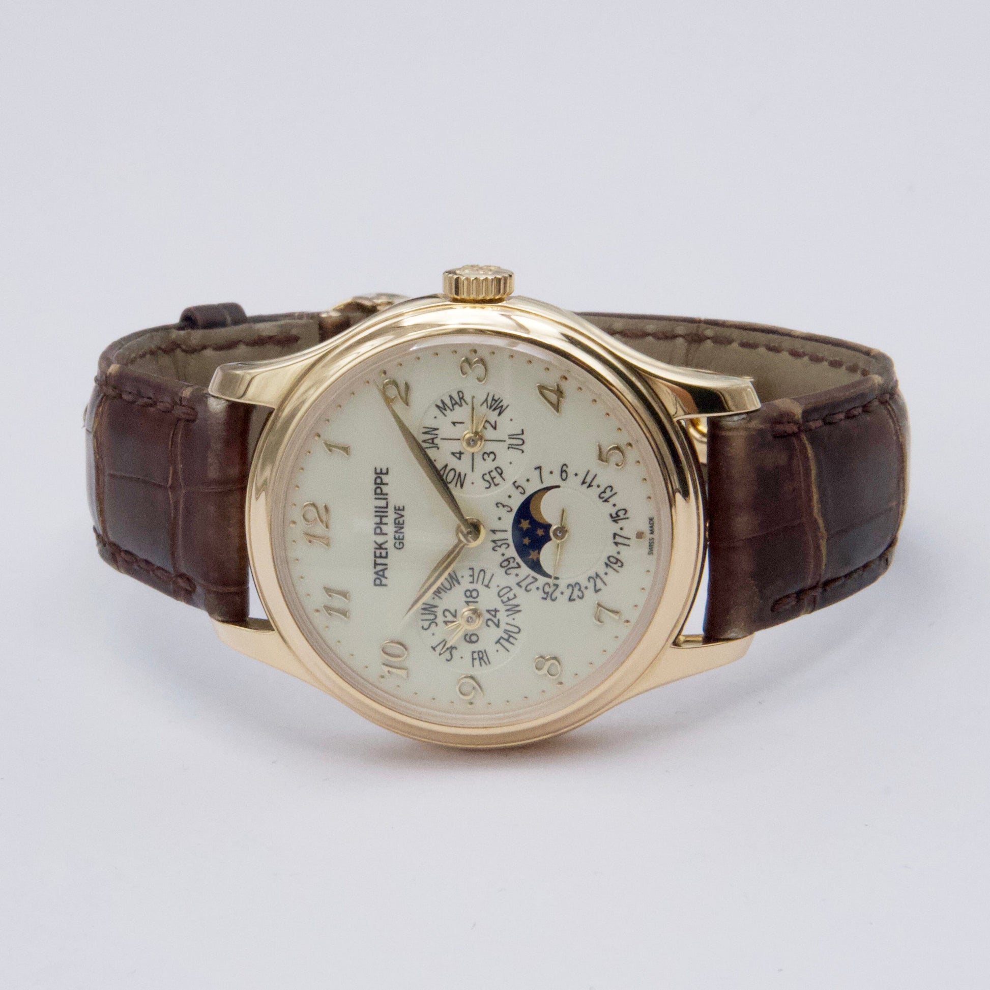 Patek Philippe Grand Complications 5327J Ivory Dial Mens Watch Box Papers - Watches