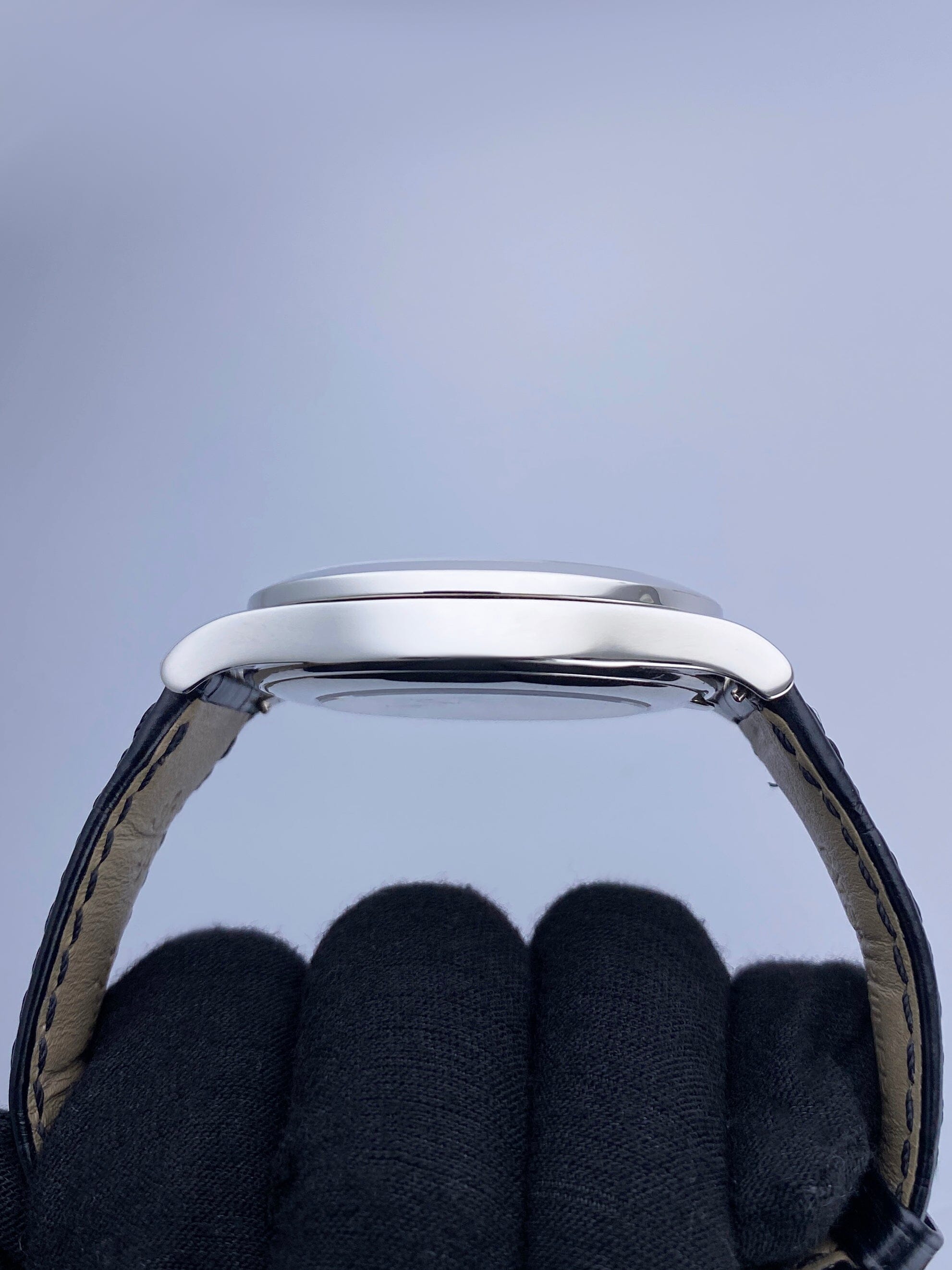 未使用　Patek Philippe ブラック レザーストラップ 中古)PATEK PHILIPPEパテック・フィリップ カラトラバ