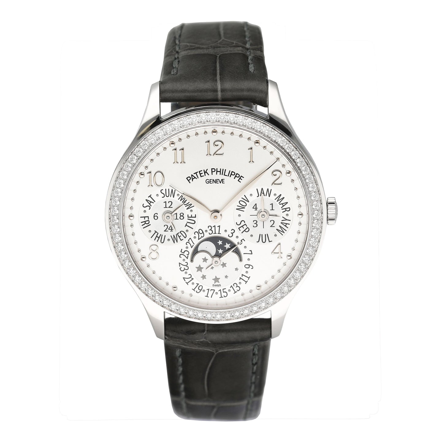 Patek Philippe Grand Complications 7140G-001 Silver Dial Ladies Watch Box Papers - Watches