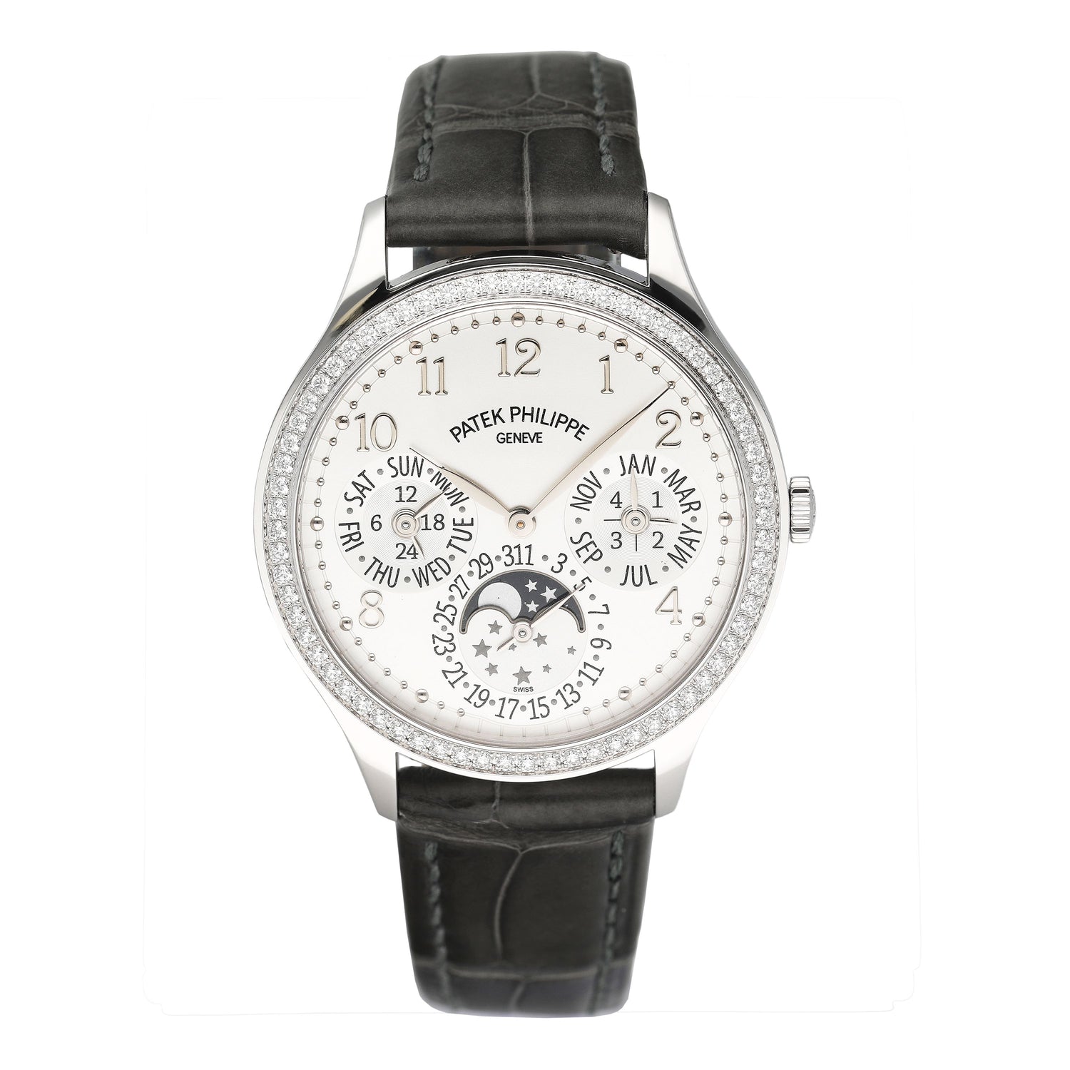 Patek Philippe Grand Complications 7140G-001 Silver Dial Ladies Watch Box Papers - Watches