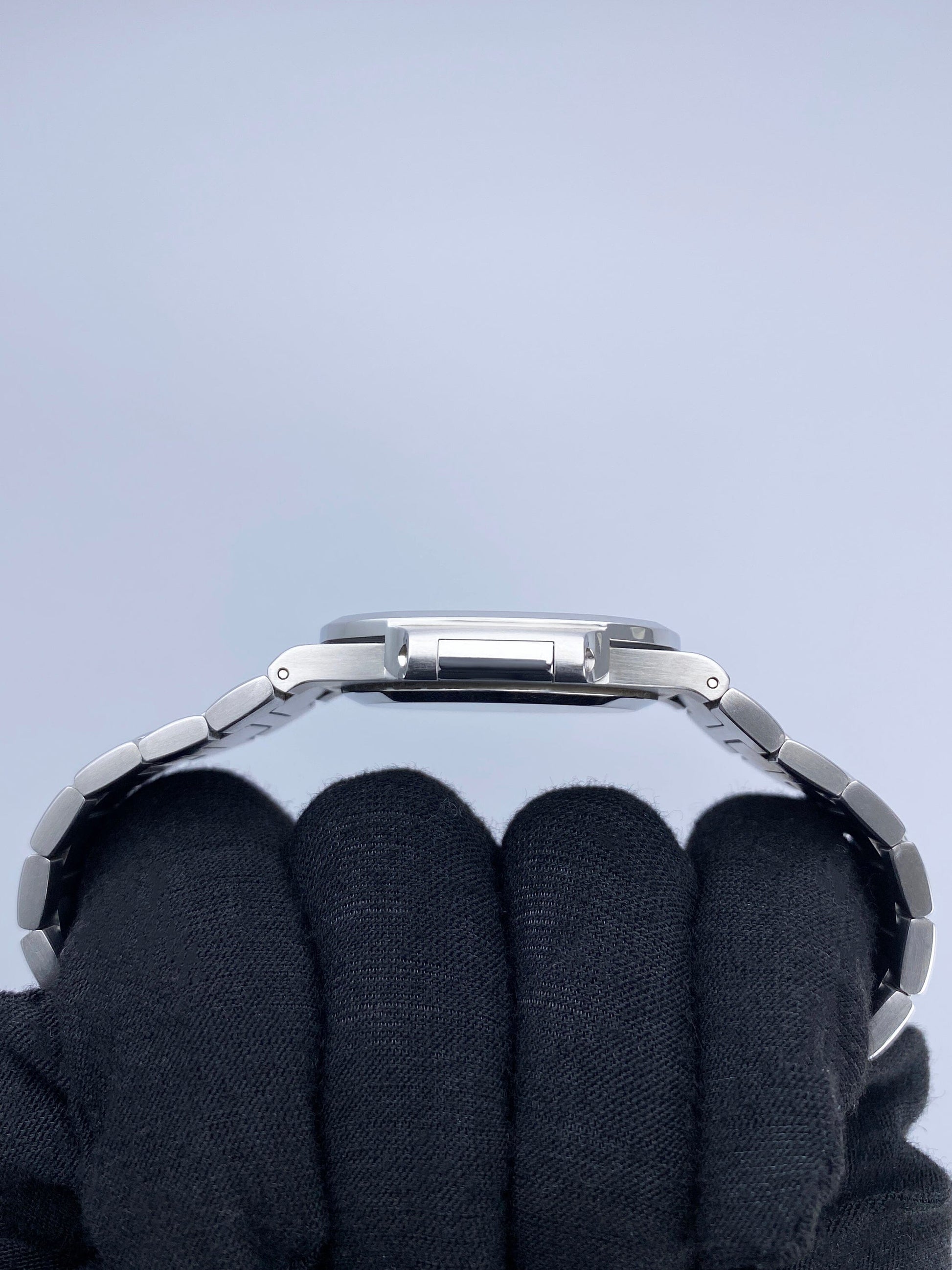 Patek Philippe Nautilus 3800/1A-001 Blue Dial Mens Watch Box Papers - Watches