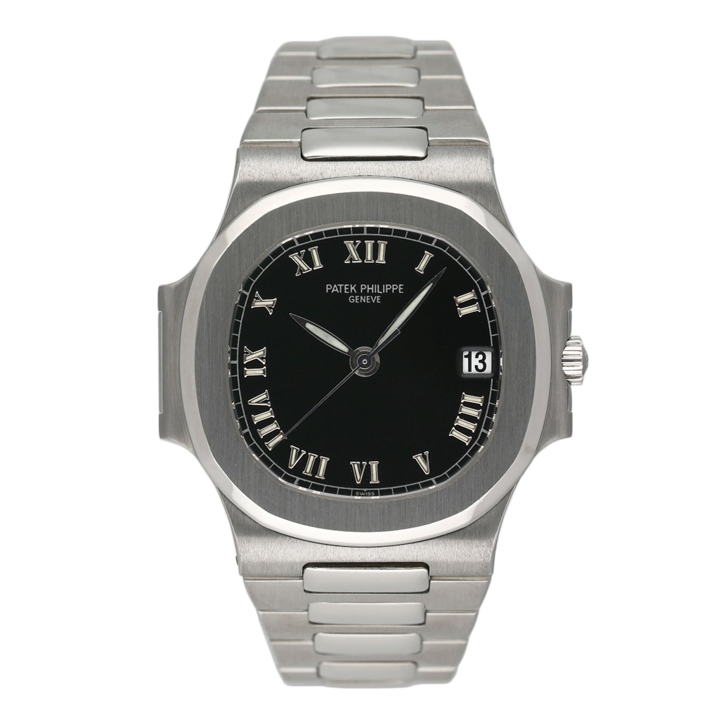 Patek Philippe Nautilus 3800/1A Black Dial Mens Watch Box Papers