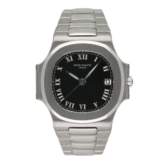 Patek Philippe Nautilus 3800/1A Black Dial Mens Watch Box Papers