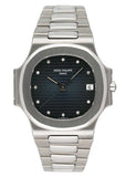 Patek Philippe Nautilus 3800/1A Diamond Blue Dial Mens Watch With Archives - Watches