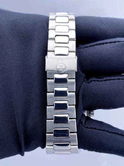 Patek Philippe Nautilus 3800/1A Diamond Blue Dial Mens Watch With Archives - Watches