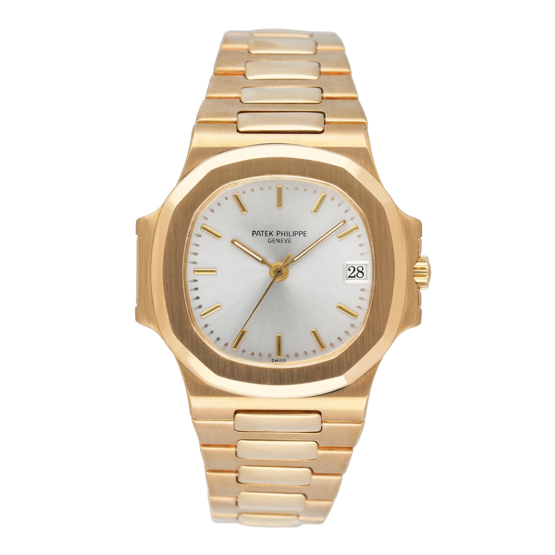 Patek Philippe Nautilus 3800/1J 18K Yellow Gold Mens Watch - Watches