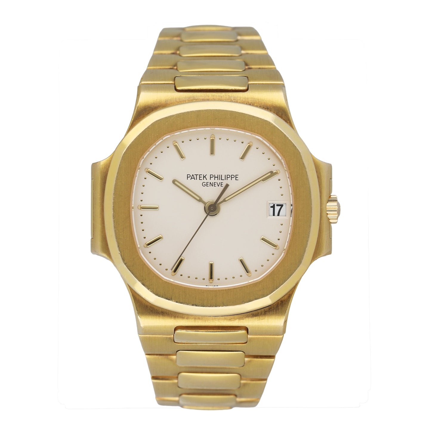 Patek Philippe Nautilus 3800/1J 18K Yellow Gold Mens Watch - Watches