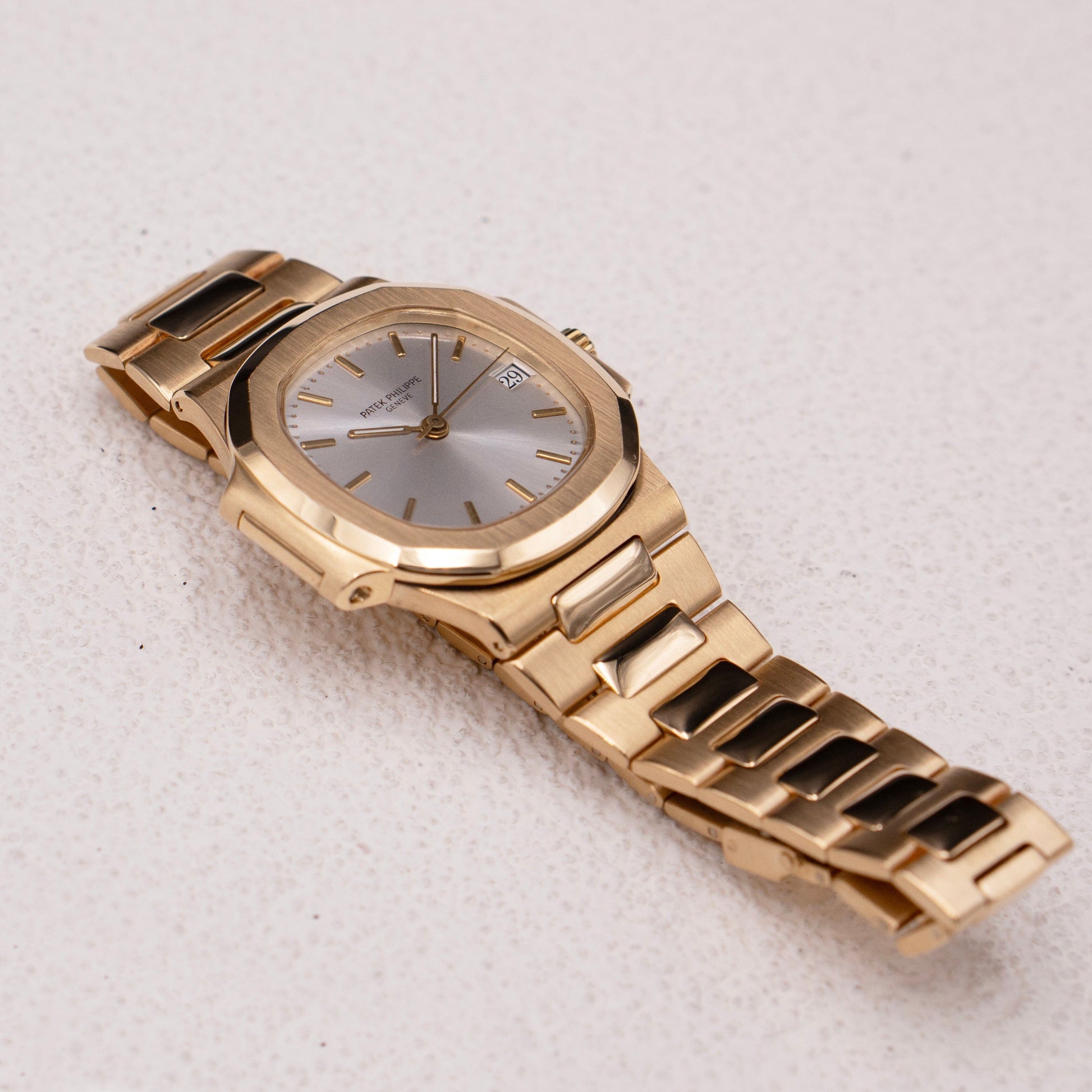 Patek Philippe Nautilus 3800/1J 18K Yellow Gold Mens Watch - Watches