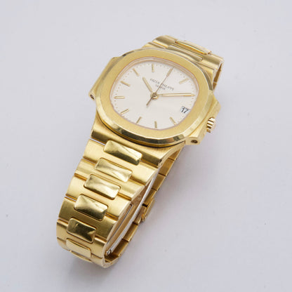 Patek Philippe Nautilus 3800/1J 18K Yellow Gold Mens Watch - Watches