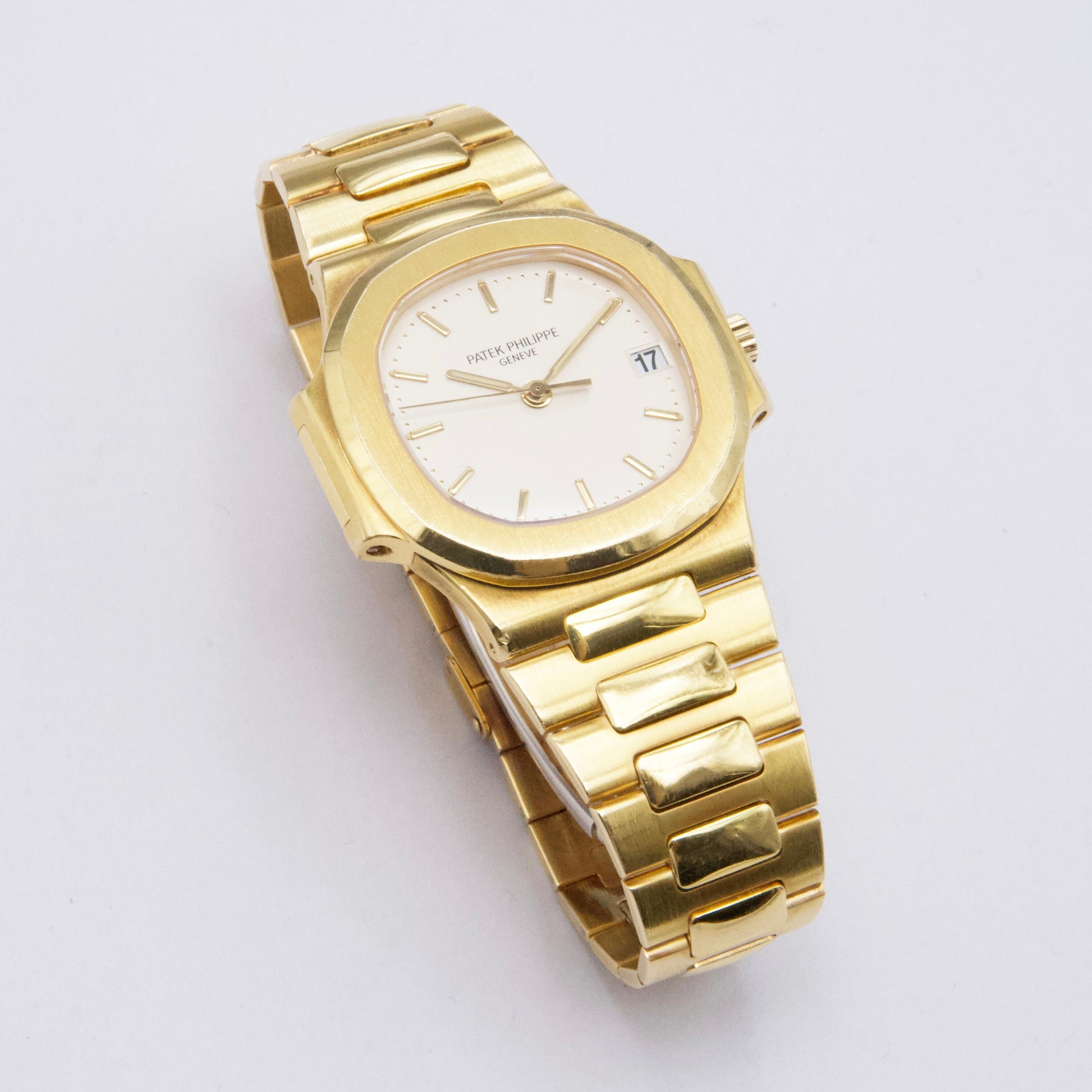 Patek Philippe Nautilus 3800/1J 18K Yellow Gold Mens Watch - Watches