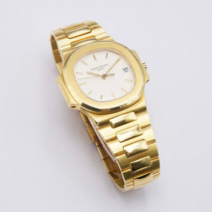 Patek Philippe Nautilus 3800/1J 18K Yellow Gold Mens Watch - Watches
