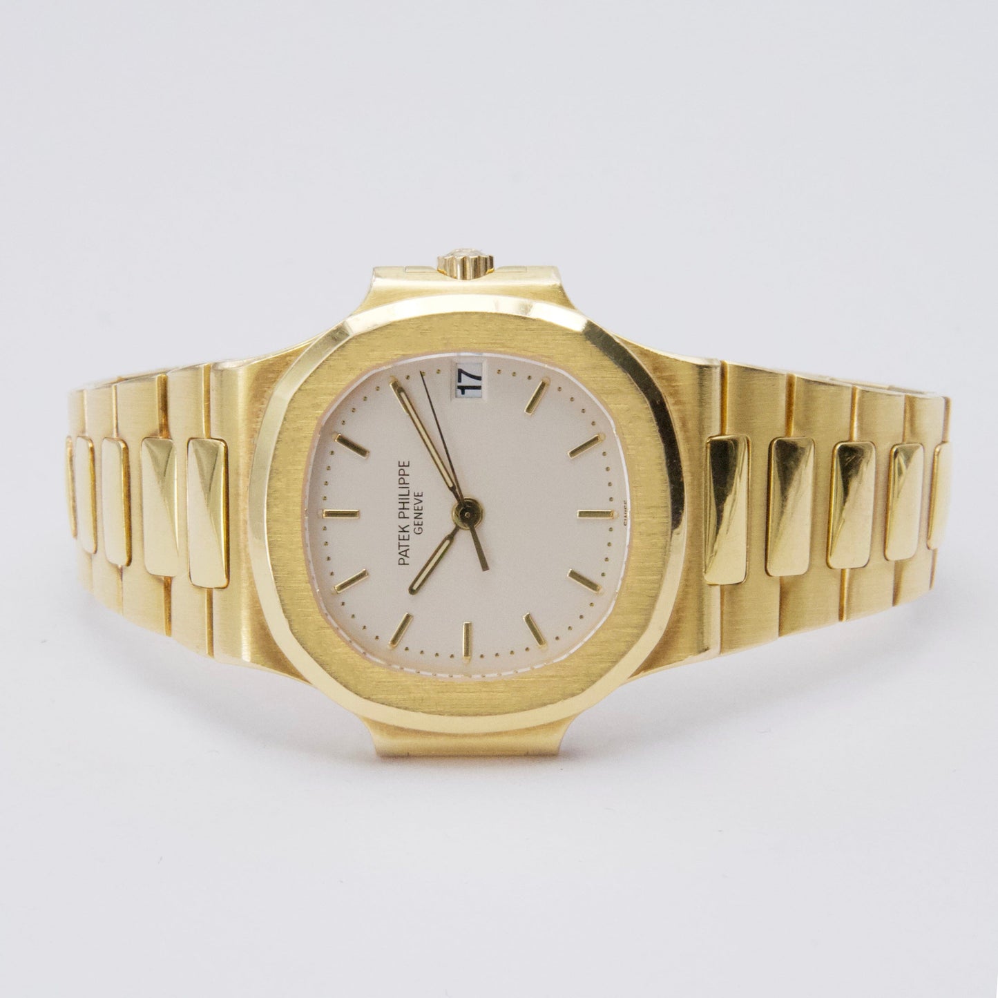 Patek Philippe Nautilus 3800/1J 18K Yellow Gold Mens Watch - Watches