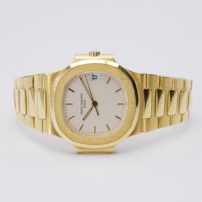 Patek Philippe Nautilus 3800/1J 18K Yellow Gold Mens Watch - Watches