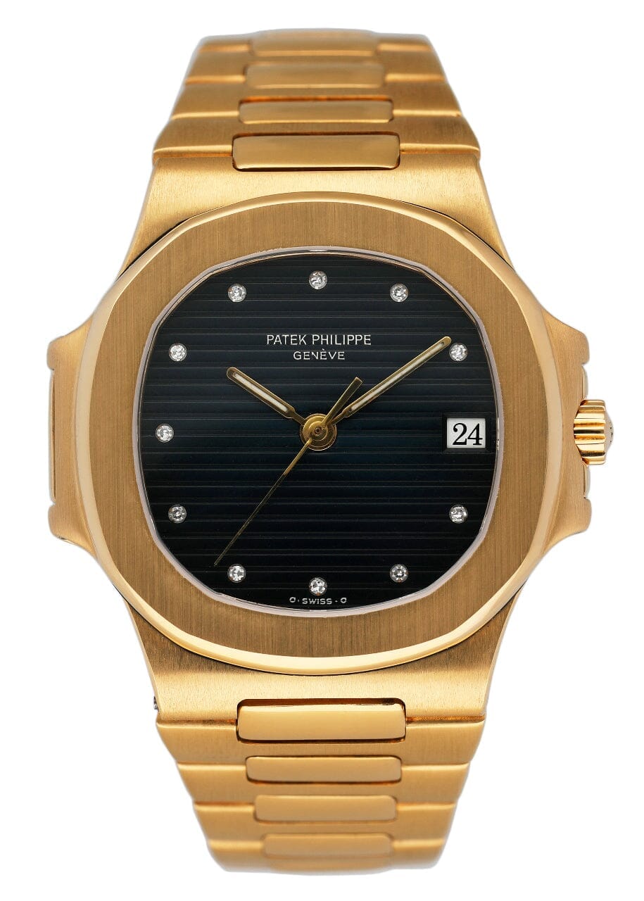 Patek Philippe Nautilus 3800/1J Blue Diamond Dial Men’s Watch - Virtual