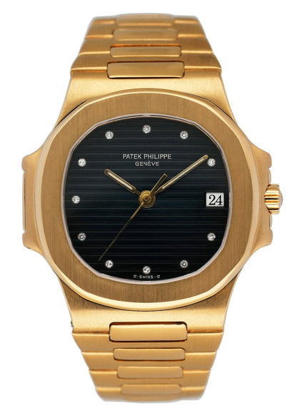 Patek Philippe Nautilus 3800/1J Blue Diamond Dial Men’s Watch - Virtual