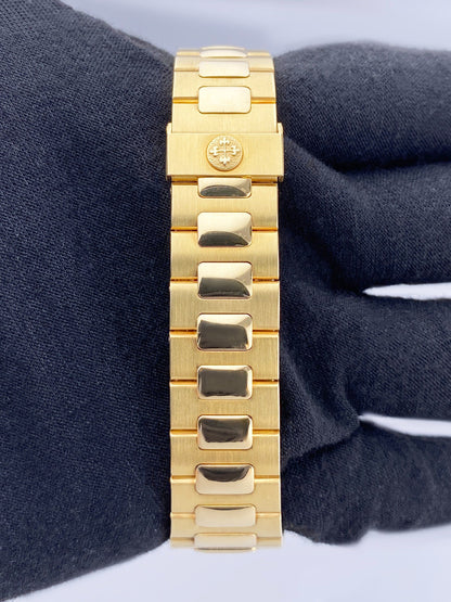 Patek Philippe Nautilus 3900/3 Gilt Dial 18K Yellow Gold Mens Watch With Archives - Watches