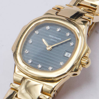 Patek Philippe Nautilus 4700/51 Diamond Dark Blue Dial Ladies Watch - Watches