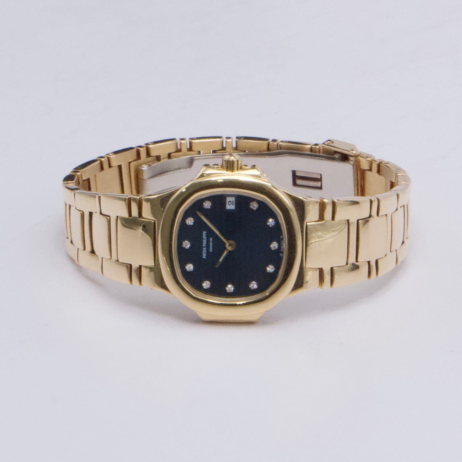 Patek Philippe Nautilus 4700/51 Diamond Dark Blue Dial Ladies Watch - Watches