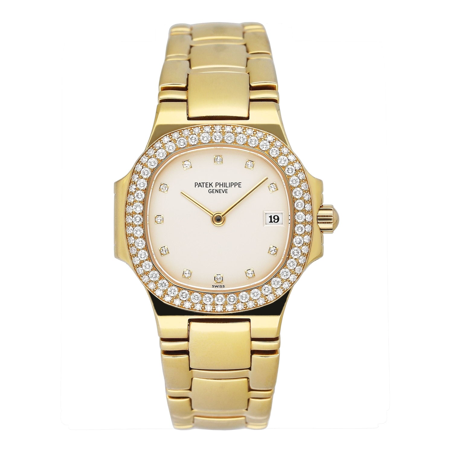 Patek Philippe Nautilus 4700/54 Diamond Cream Dial Ladies Watch - Watches