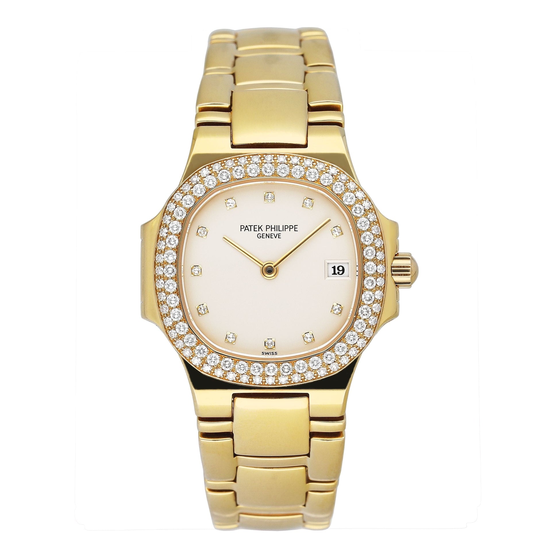 Patek Philippe Nautilus 4700/54 Diamond Cream Dial Ladies Watch - Watches