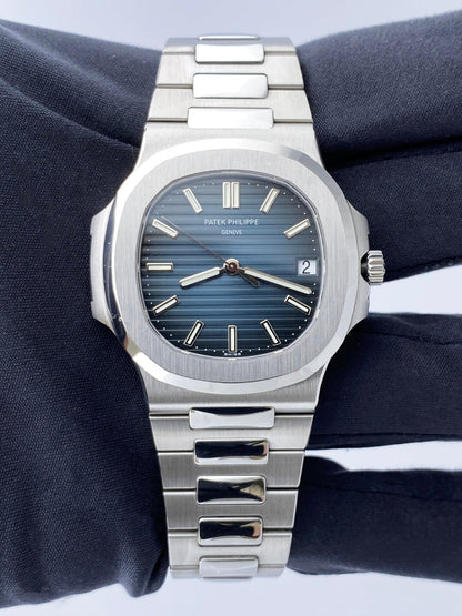 Patek Philippe Nautilus 5711/1A Blue Dial Mens Watch Box Papers - Watches