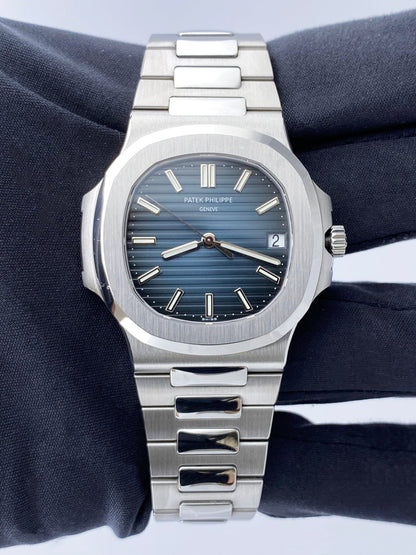 Patek Philippe Nautilus 5711/1A Blue Dial Mens Watch Box Papers - Watches