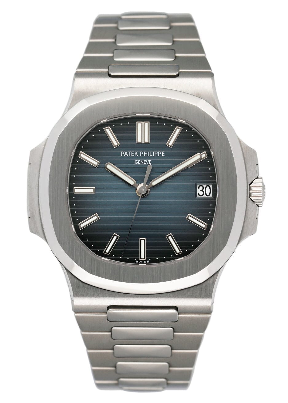 Patek Philippe Nautilus 5711/1A Blue Dial Mens Watch Box Papers - Watches