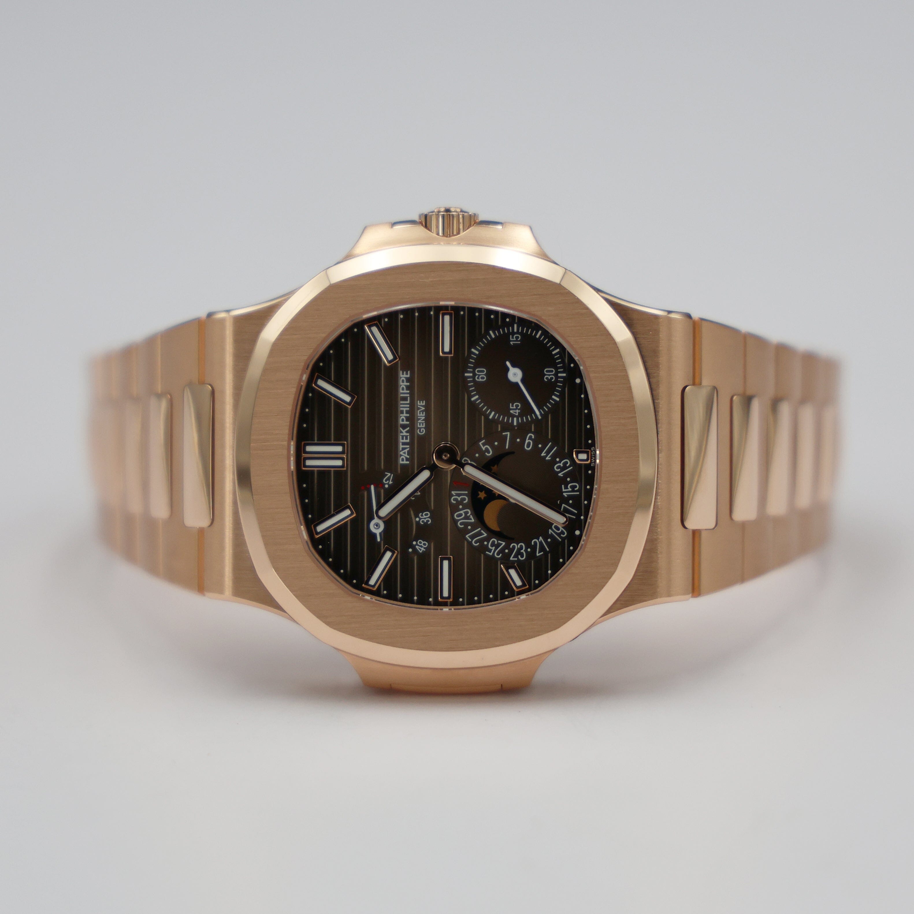 Patek Philippe Nautilus 5712/1R Brown Dial 18K Rose Gold – Phigora