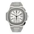 Patek Philippe Nautilus 5980/1A-019 White Dial Mens Watch Box Papers - Watches