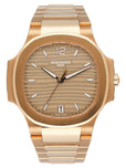 Patek Philippe Nautilus 7118/1R 18K Rose Gold Ladies Watch Papers - Watches