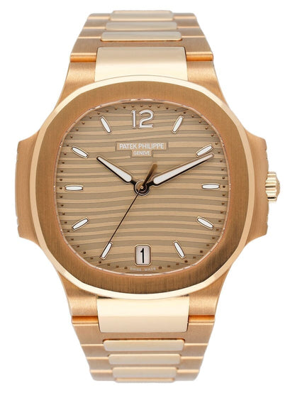 Patek Philippe Nautilus 7118/1R 18K Rose Gold Ladies Watch Papers - Watches