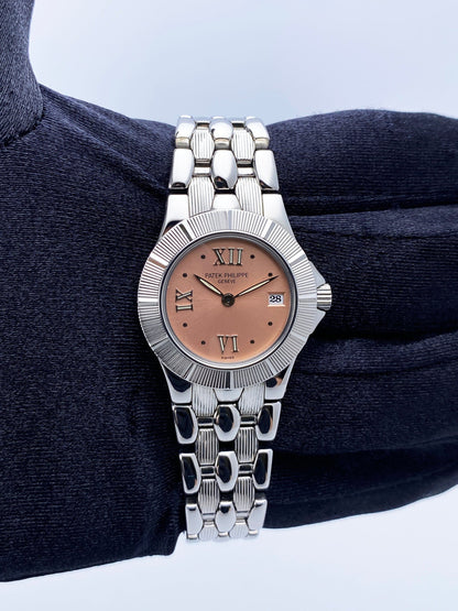 Patek Philippe Neptune 4880 Pink Dial Ladies Watch - Virtual