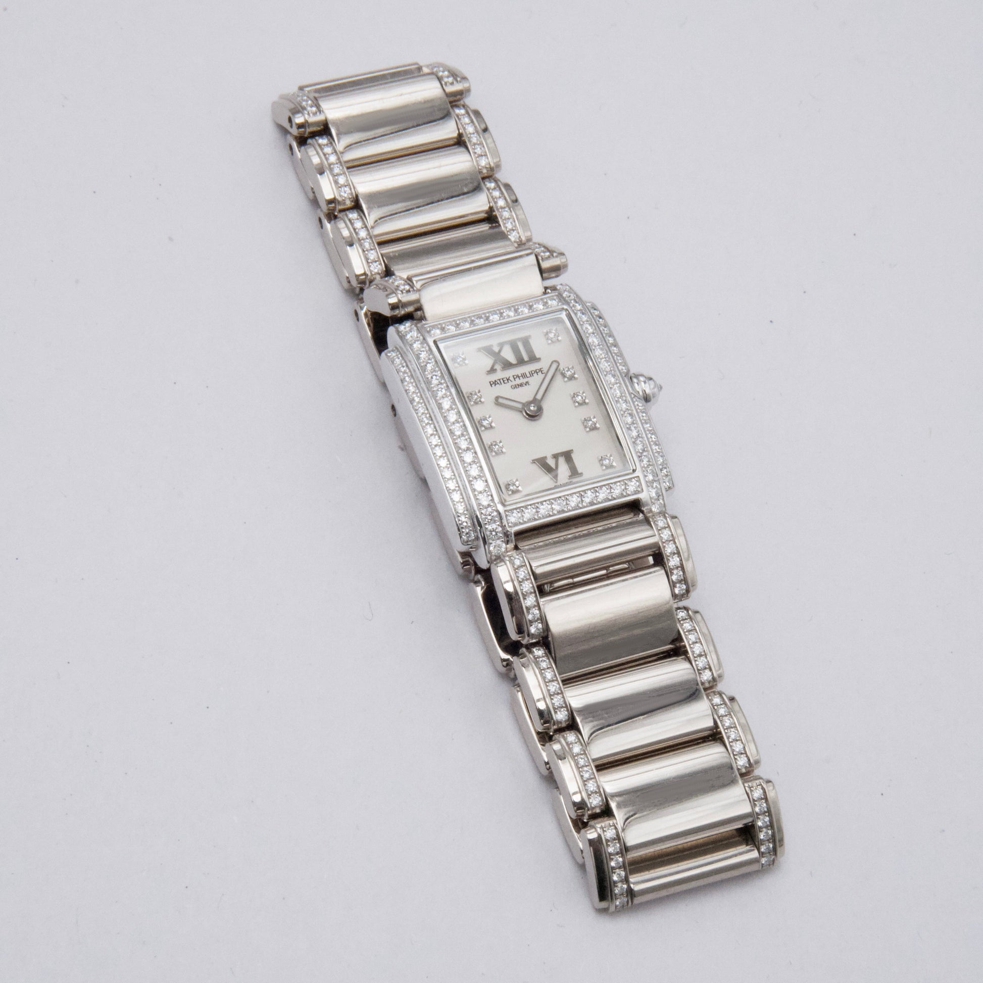 Patek Philippe Twenty-4 4908/310G-011 White Dial Ladies Watch Box Papers - Watches