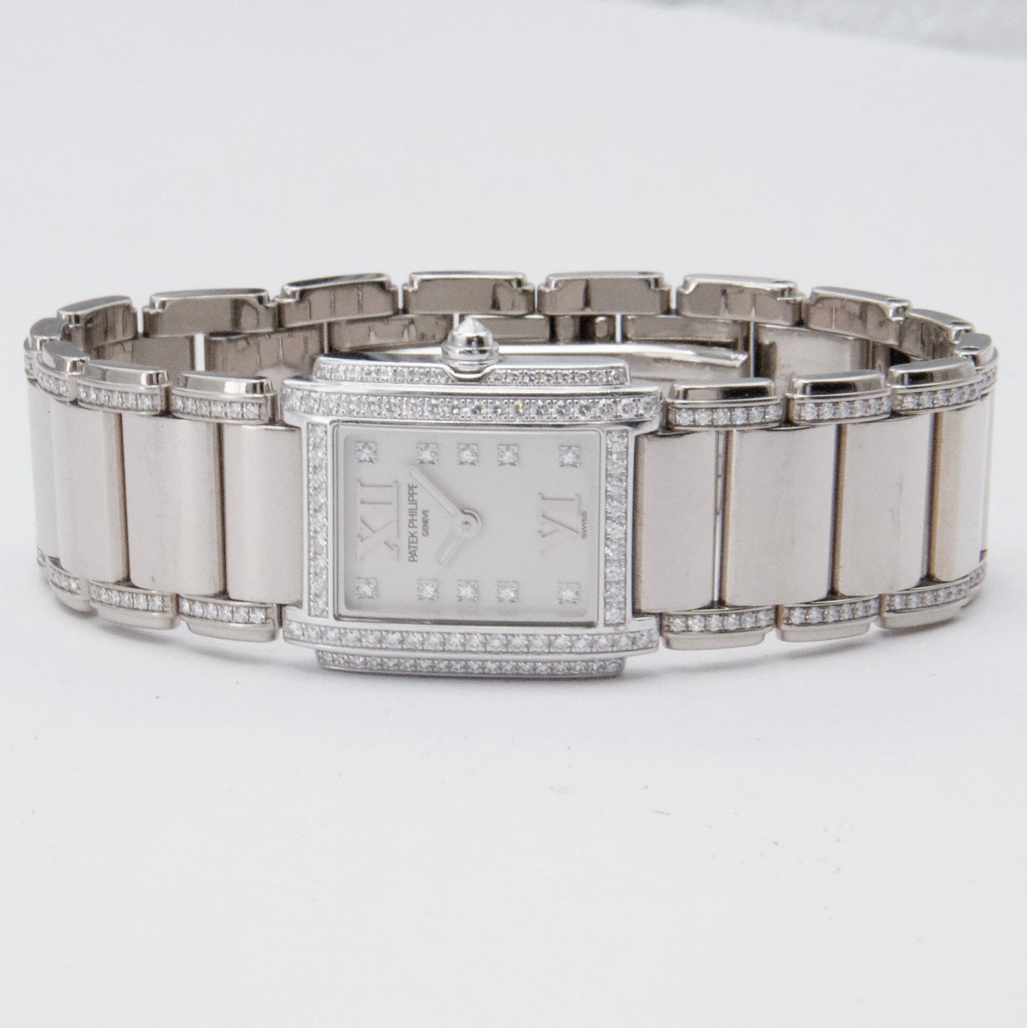 Patek Philippe Twenty-4 4908/310G-011 White Dial Ladies Watch Box Papers - Watches