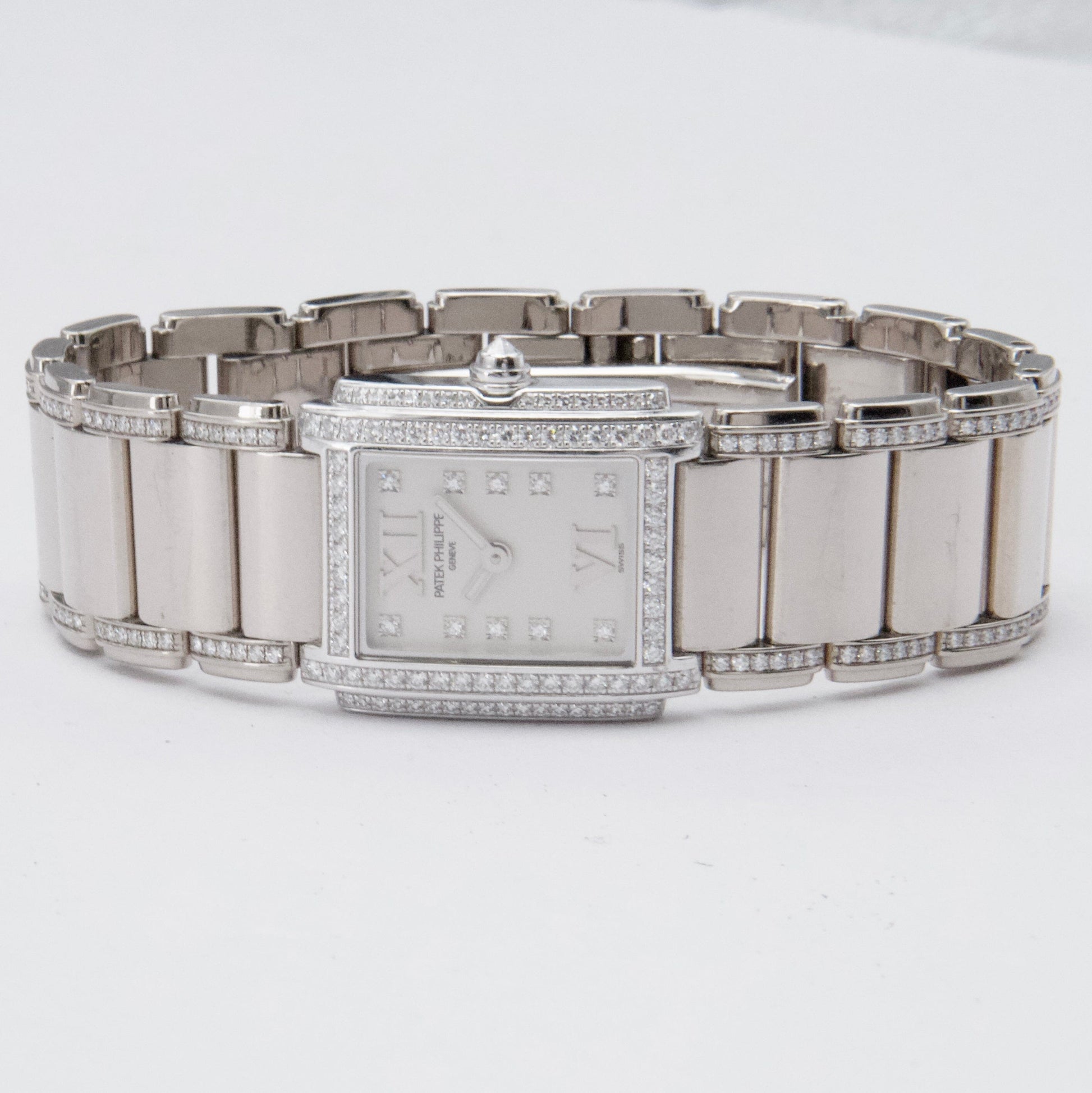 Patek Philippe Twenty-4 4908/310G-011 White Dial Ladies Watch Box Papers - Watches