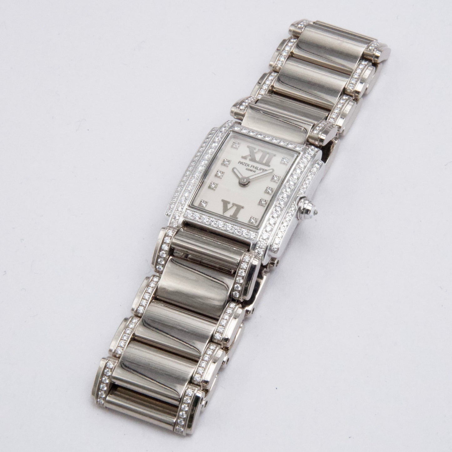 Patek Philippe Twenty-4 4908/310G-011 White Dial Ladies Watch Box Papers - Watches
