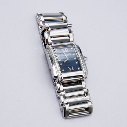 Patek Philippe Twenty-4 4910 Diamond Blue Dial Ladies Watch - Watches