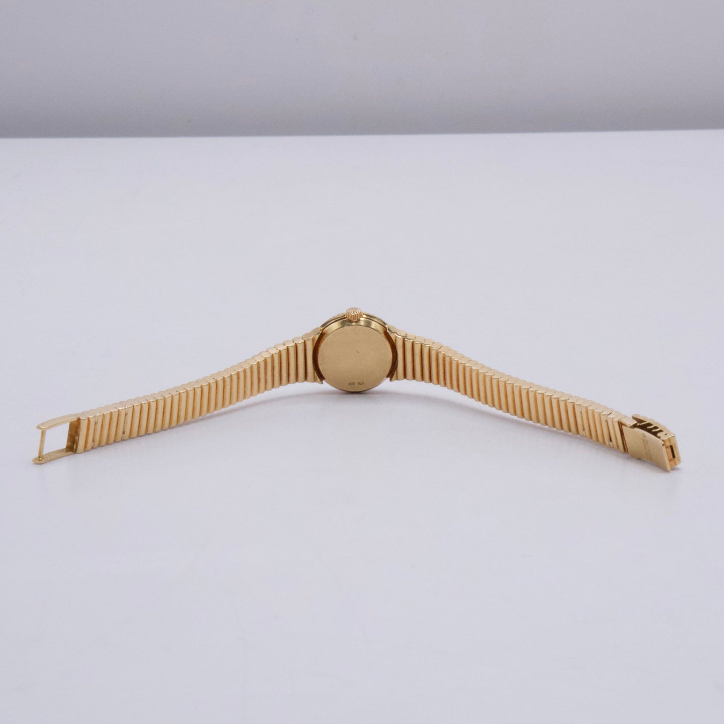 Patek Philippe Vintage 4613/1 Ruby Pave Dial 18K Yellow Gold Ladies Watch - Watches