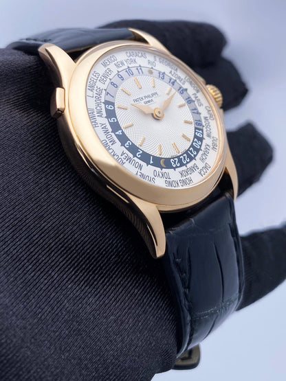 Patek Philippe World Time 5110R 18K Rose Gold Mens Watch