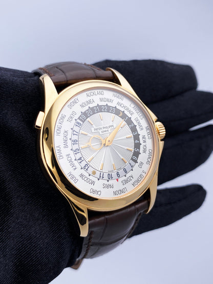 Patek Philippe World Time 5130R 18K Rose Gold Mens Watch - Watches