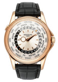 Patek Philippe World Time 5130R 18K Rose Gold Mens Watch Box Papers - Virtual