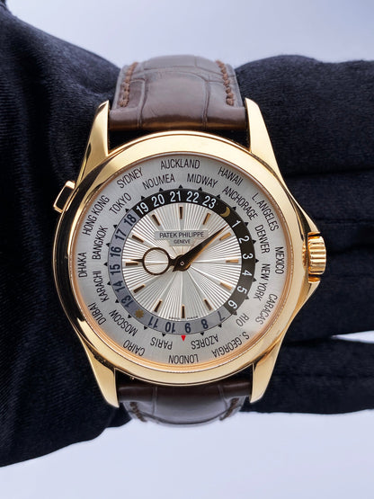 Patek Philippe World Time 5130R 18K Rose Gold Mens Watch - Watches