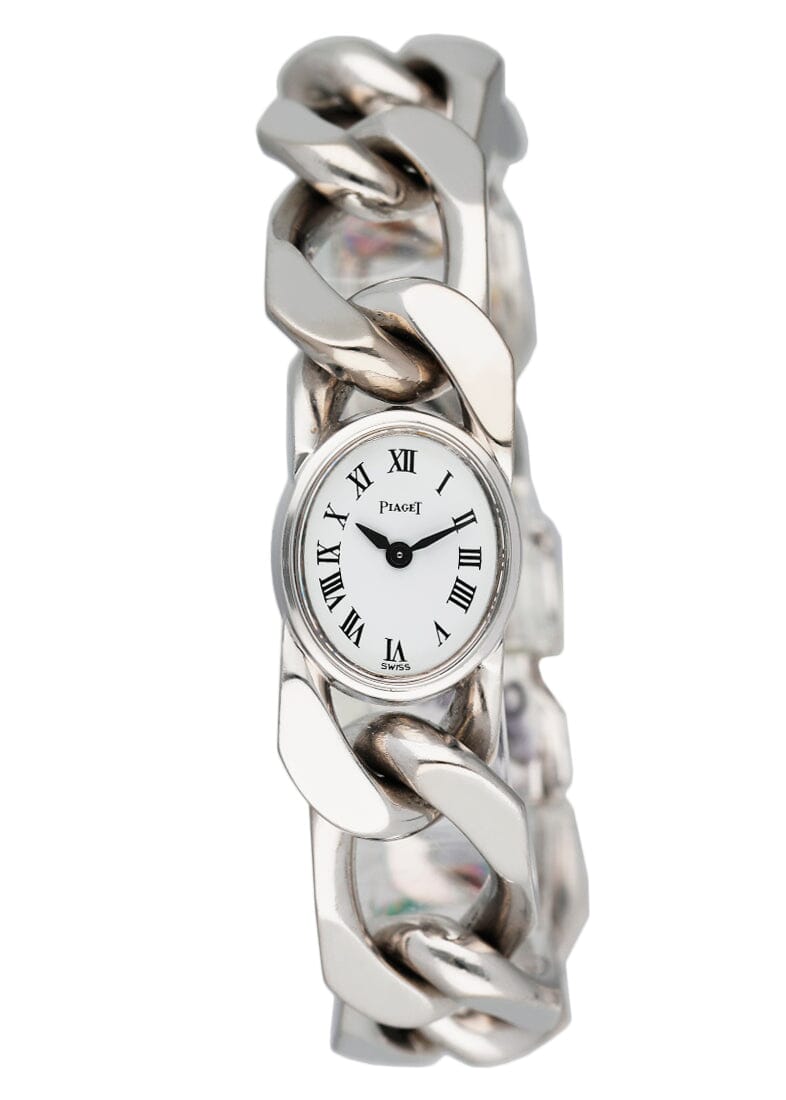 Piaget 3771 N65 18k White Gold Ladies Watch - Virtual