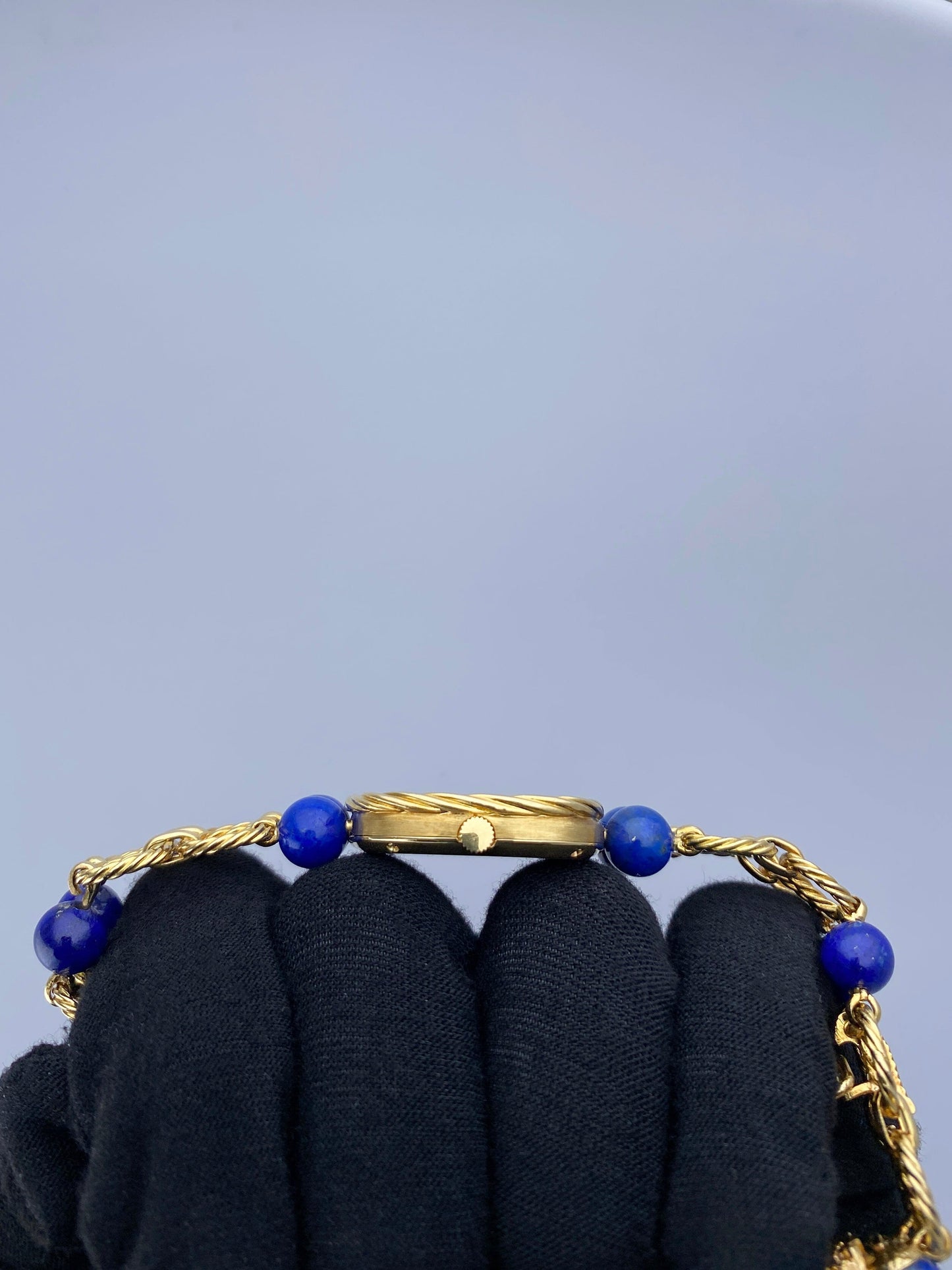 Piaget 9465 P 60 Blue Lapis 18K Yellow Gold Ladies Watch - Watches