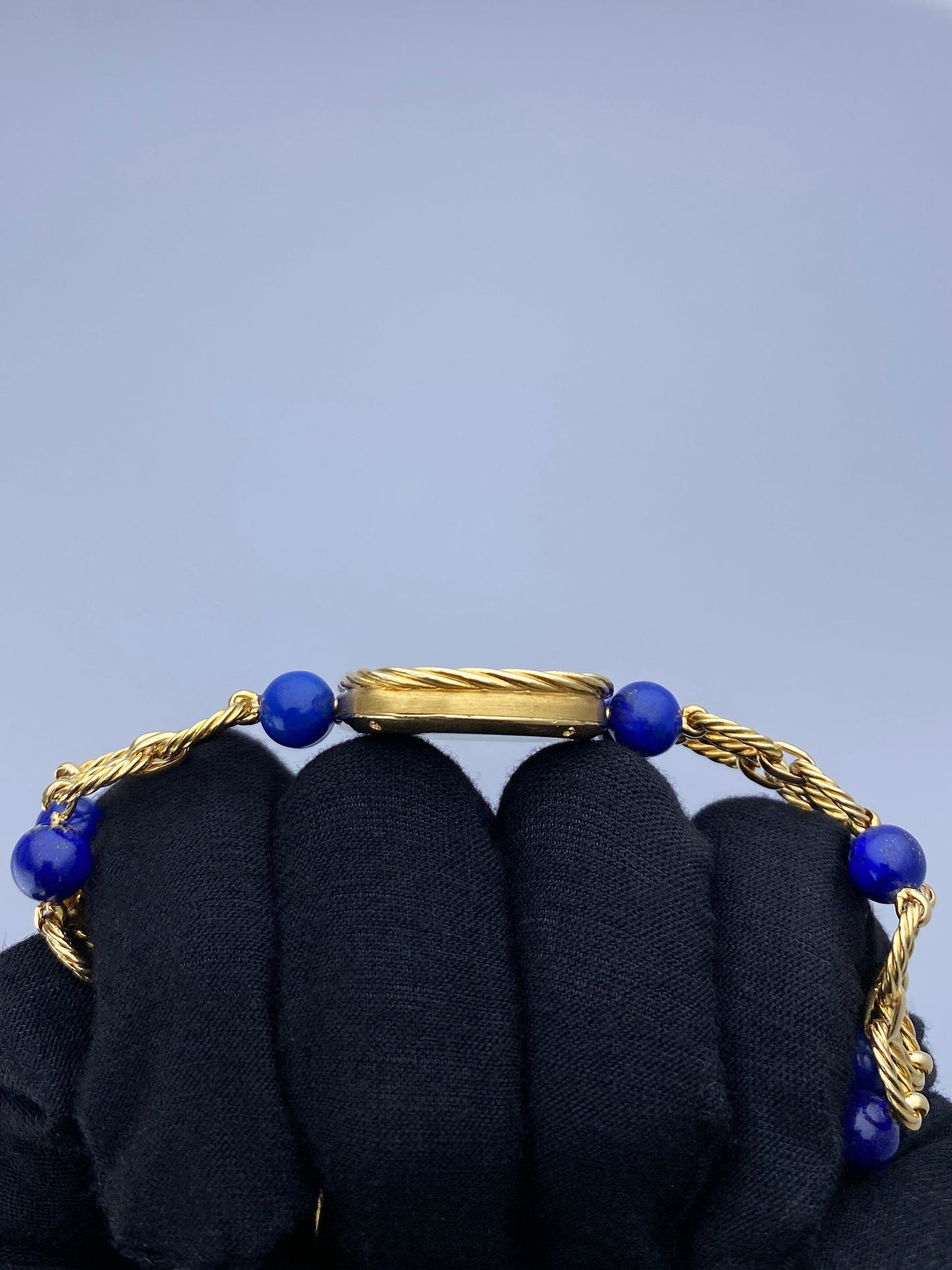 Piaget 9465 P 60 Blue Lapis 18K Yellow Gold Ladies Watch - Watches