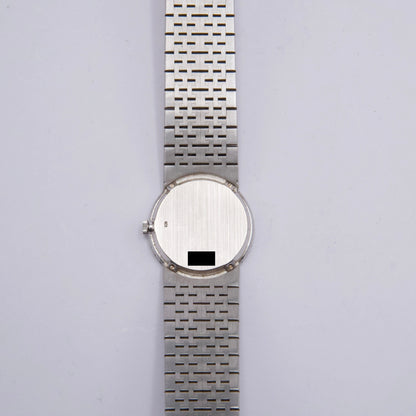 Piaget 9706 A6 Diamond Lapis Dial 18K White Gold Ladies Watch - Watches