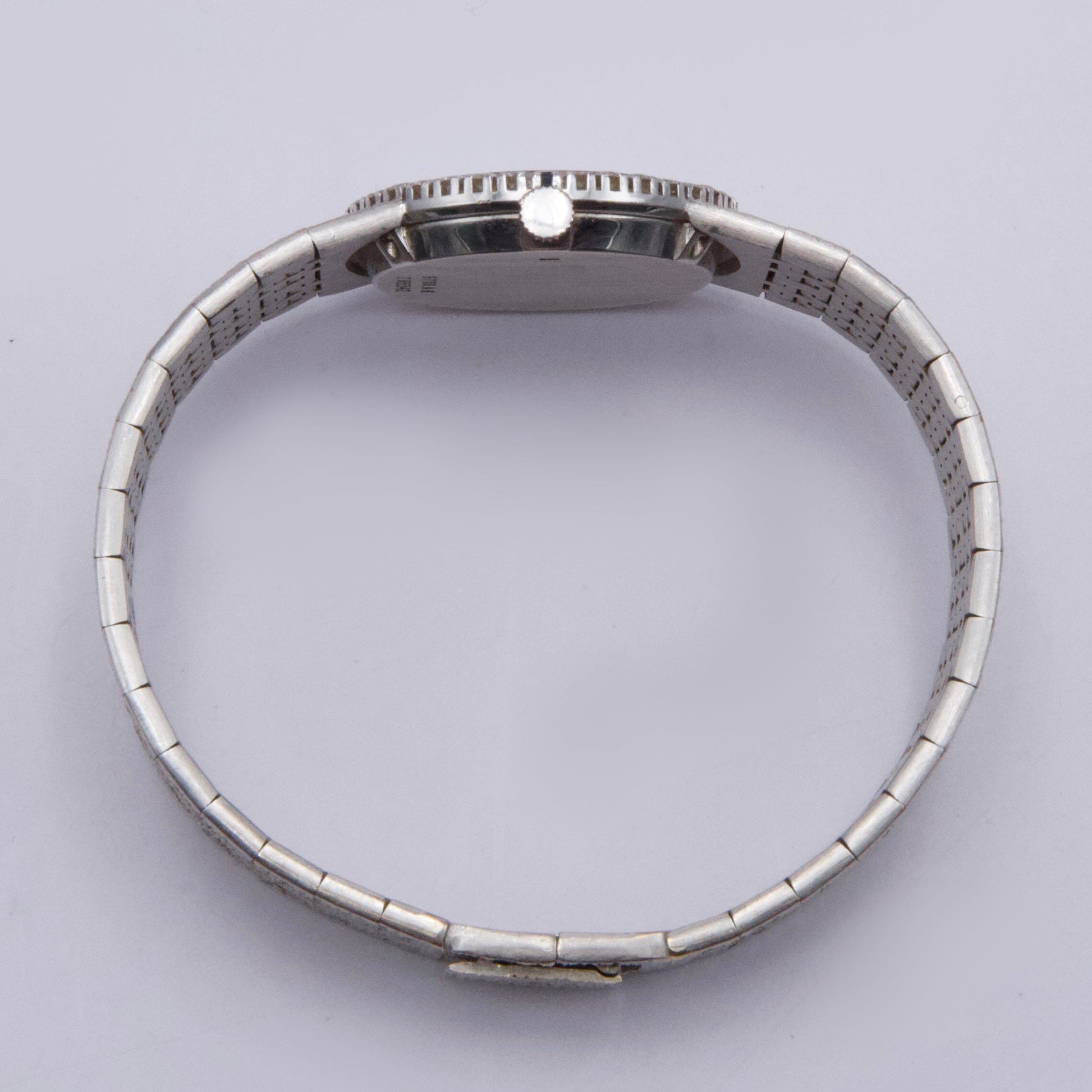 Piaget 9706 A6 Diamond Lapis Dial 18K White Gold Ladies Watch - Watches