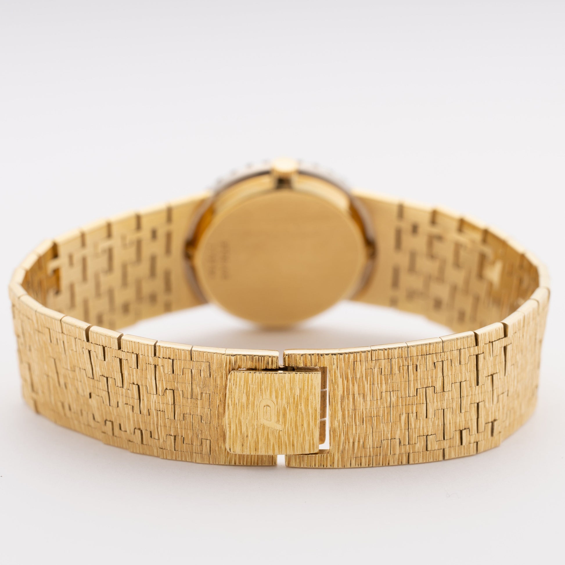 Piaget 9706 A6 Diamond Lapis Dial 18K Yellow Gold Ladies Watch - Watches